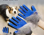 Silicone grooming glove for dogs and cats that removes loose hair and supports healthy coat maintenance through gentle brushing and massage.