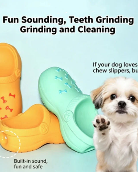 Durable Rubber Dog Chew Toy for Teeth Cleaning, Mental Stimulation, Training, and Healthy Interactive Play