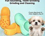 Durable Rubber Dog Chew Toy for Teeth Cleaning, Mental Stimulation, Training, and Healthy Interactive Play