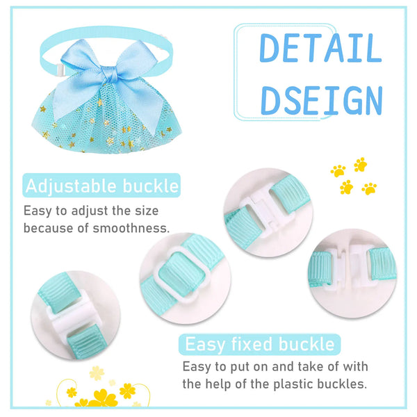 LaceCharm Bow Collar Set