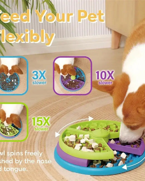 PawzzleFeast 3-in-1 Feeding Modes
