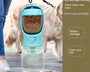 2-in-1 portable pet water bottle with built-in food storage and drinking bowl, leak-proof design for dogs and cats during travel and outdoor walks