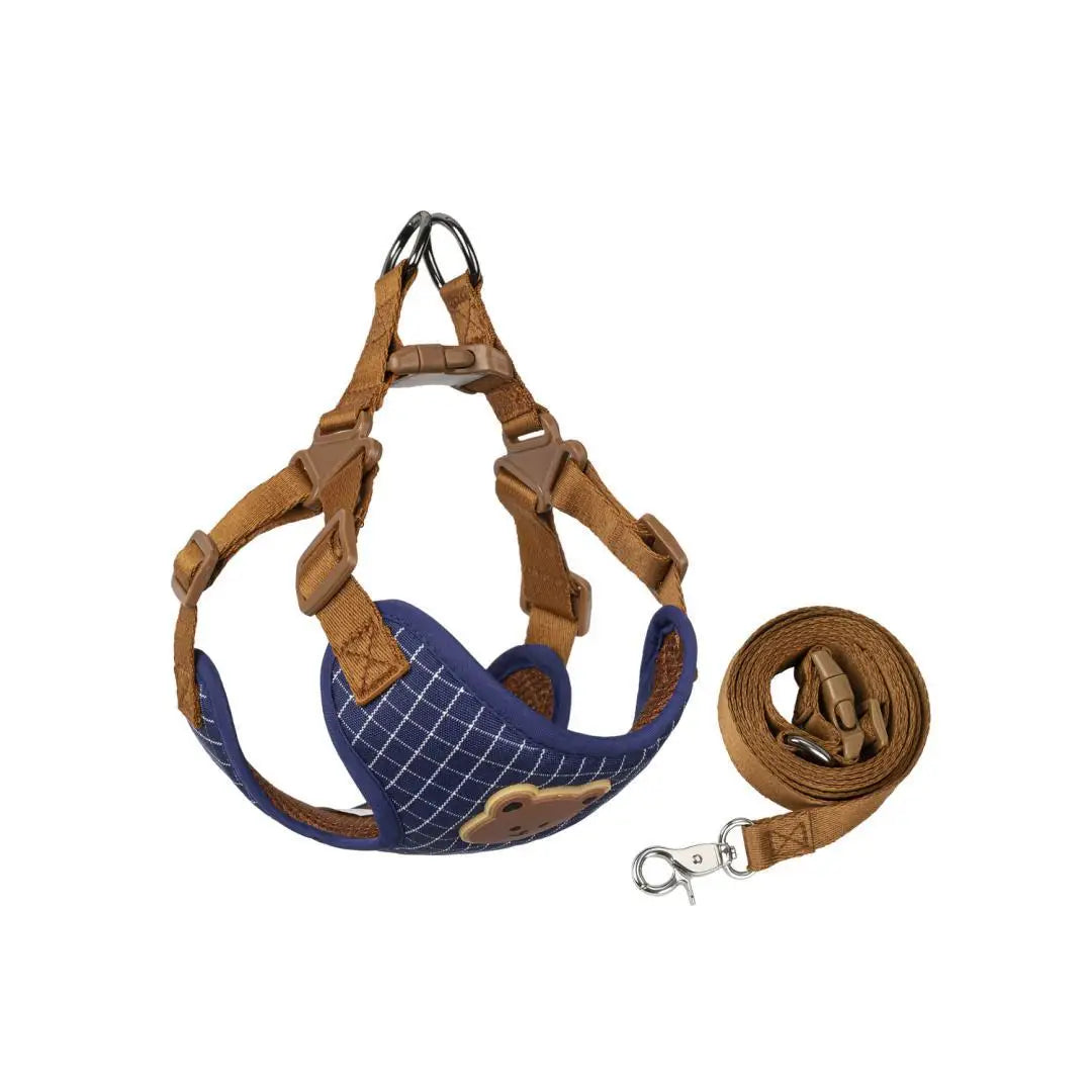 Cute Dog Harness and Leash Set
