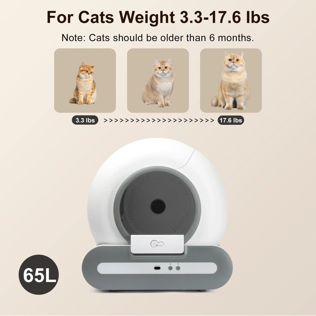 Premium Smart Self-Cleaning Cat Litter Box