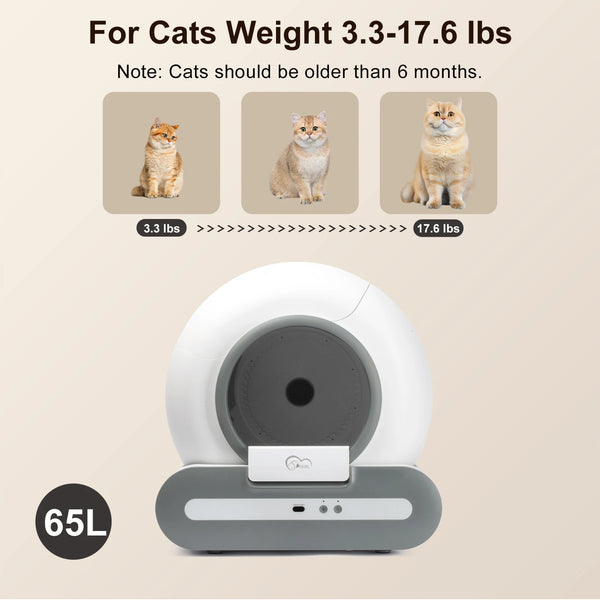 Premium Smart Self-Cleaning Cat Litter Box