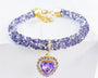 Heart Gem Crystal Pet Collar | Rhinestone Necklace for Cats and Dogs | RoyalPrimer