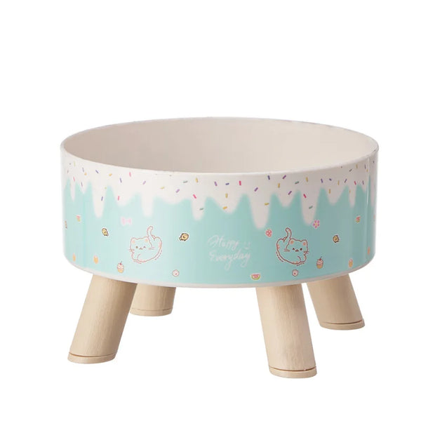 FrostiPawra – Elevated Ice Cream Style Bowl for Pets