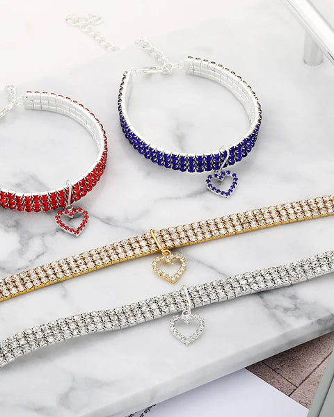 Royal Crystal Pet Collar