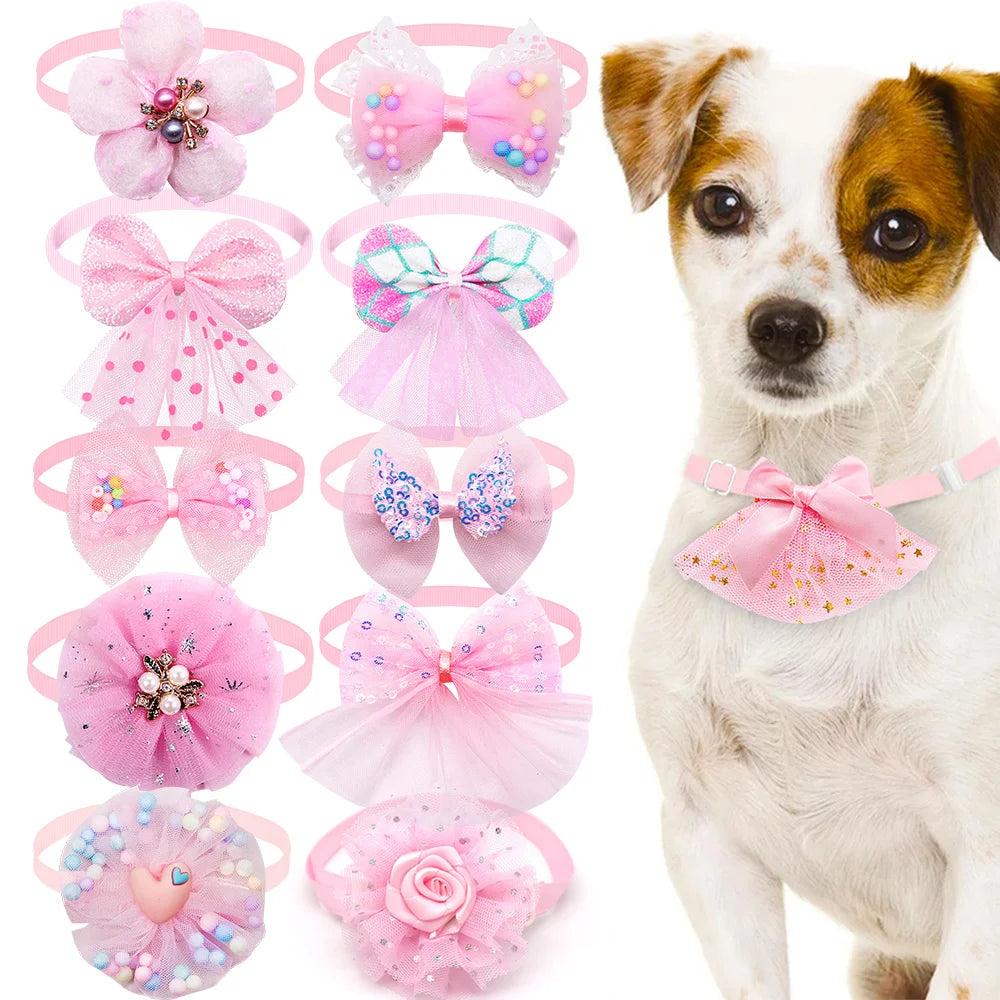LaceCharm Bow Collar Set