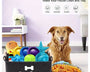 Felt pet storage box for dogs and cats that organizes toys and accessories while keeping home spaces tidy and clutter-free.