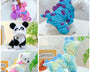 Warm fleece dog and cat jumpsuit cosplay dinosaur unicorn design – four leg pet clothing for winter and autumn