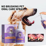 Original pet oral care spray for dogs and cats, prevents tartar, eliminates bad breath, keeps teeth healthy, safe for daily use.
