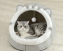 Original cozy cave-shaped pet bed for cats and small dogs, soft and insulated, promotes comfort, privacy, relaxation, and easy cleaning.