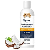 Gentle and original 2-in-1 dog and cat shampoo and conditioner, cleans and moisturizes fur, suitable for sensitive skin, removes dirt and odors, keeps pets soft and healthy.