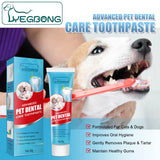 Original pet dental care toothpaste for dogs and cats, promotes oral hygiene, fresh breath, tartar removal, and plaque prevention