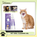 Safe and original pet dental gel for dogs and cats, removes stains, tartar, and bad breath, promotes healthy gums, and supports oral hygiene with natural ingredients.