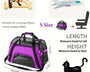 Soft-sided, portable carrier bag for small to medium dogs and cats. Durable, lightweight, foldable design with breathable mesh panels for ventilation. Keeps pets safe, cozy, and comfortable during travel, outings, or trips to the vet.