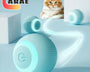 Smart original electric interactive rolling ball for cats, motion-activated, rechargeable, soft silicone, promotes play, exercise, and mental stimulation, safe and durable.